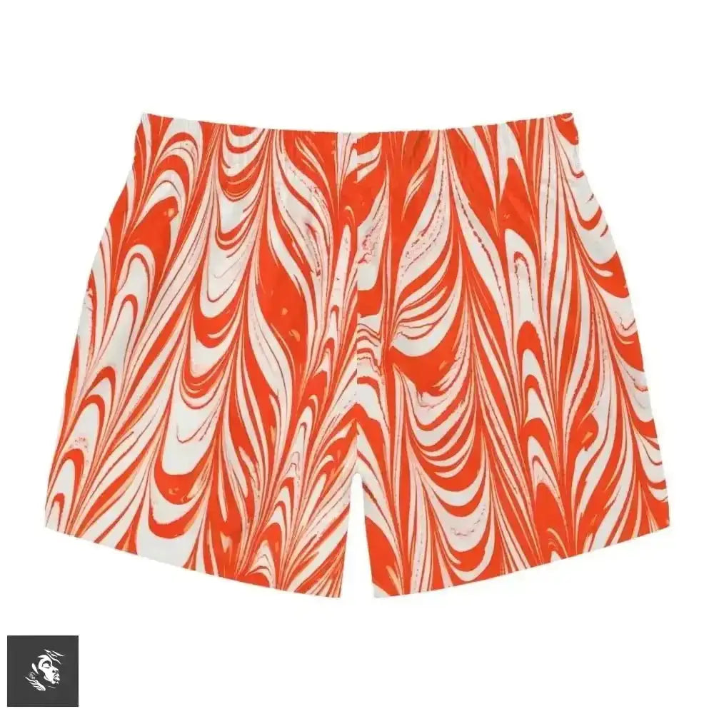 Splash into Summer with Abstract Paint Drip Swim Trunks - Free Spirit Chic