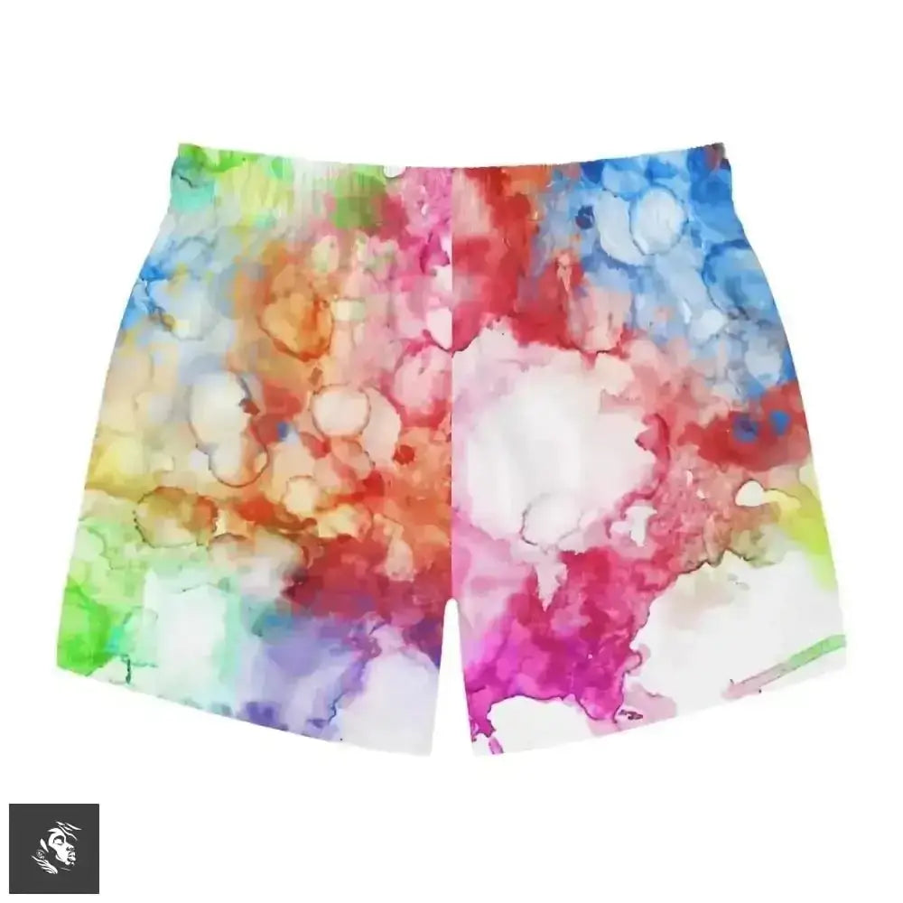 Splash into Summer with Vibrant Watercolor Swim Trunks - Free Spirit Chic