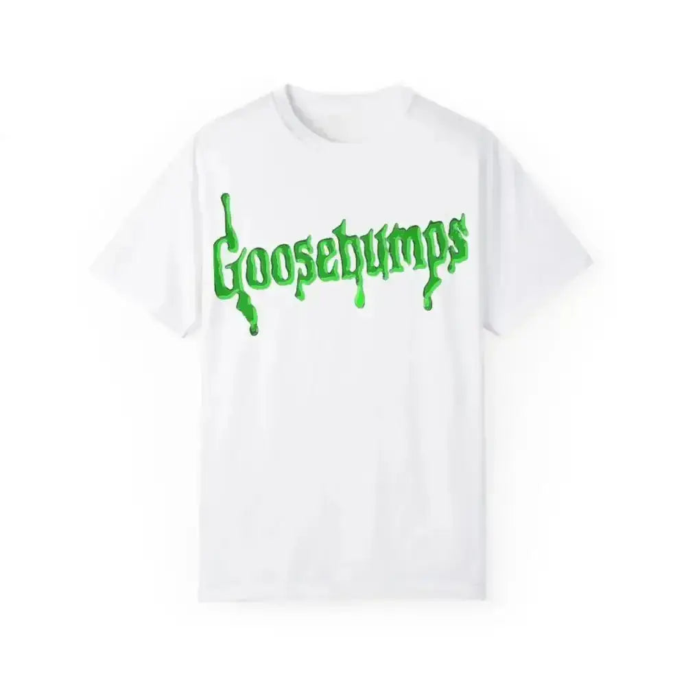 Spooky Goosebumps Retro Horror Graphic Tee for 90s Fans - Free Spirit Chic