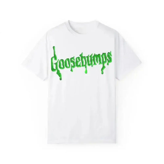 Spooky Goosebumps Retro Horror Graphic Tee for 90s Fans - Free Spirit Chic