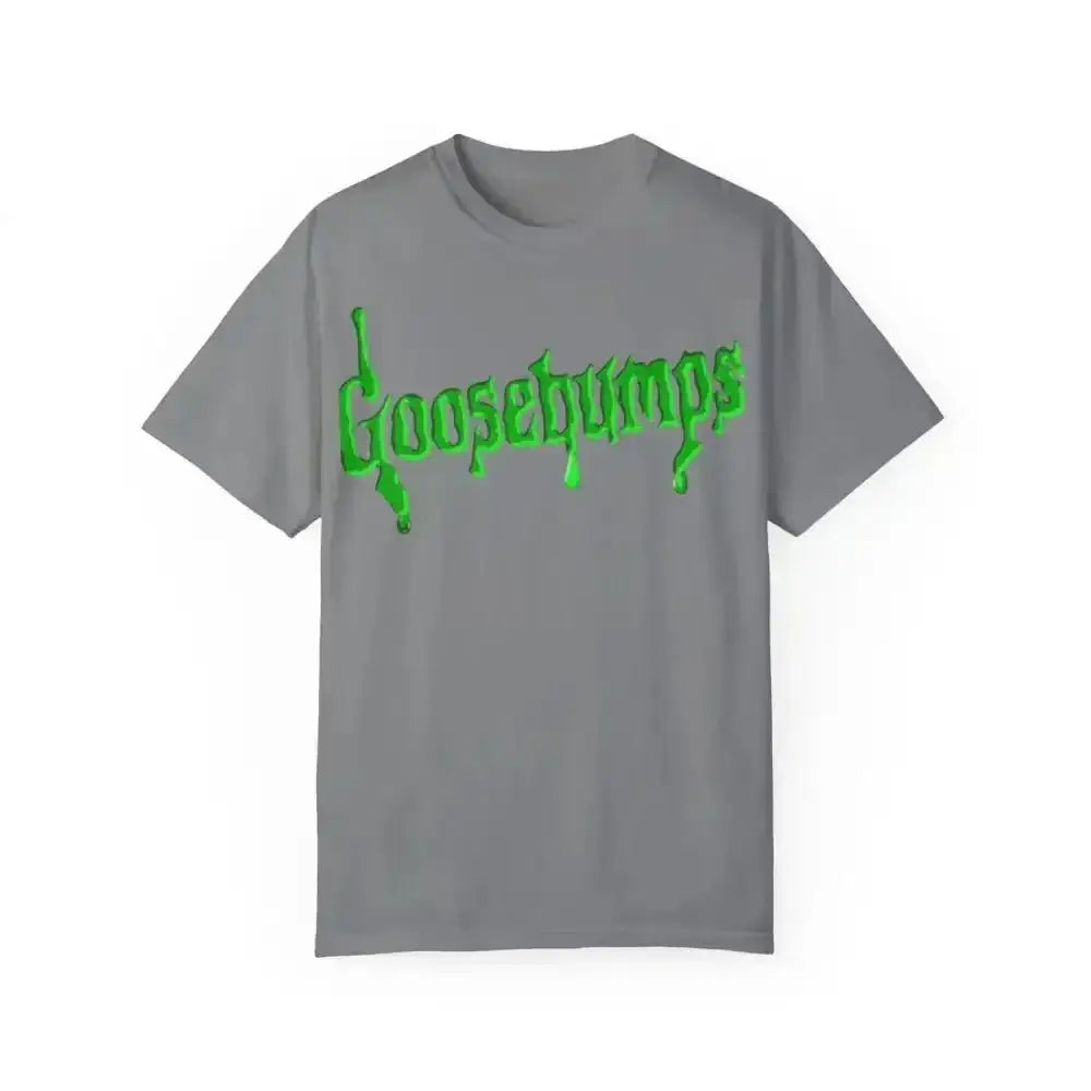 Spooky Goosebumps Retro Horror Graphic Tee for 90s Fans - Free Spirit Chic