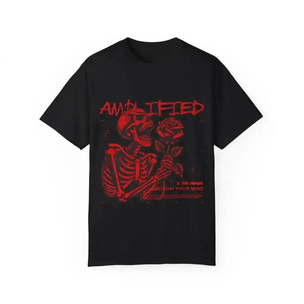 Spooky Rose Skeleton Tee Rocks Unisex Style for 2025 - Free Spirit Chic