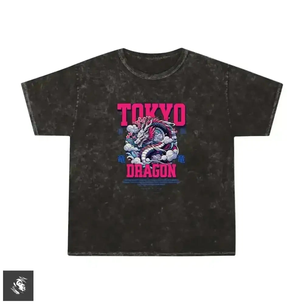 Tokyo Anime Dragon Rocks This Cool Grey Tee - Free Spirit Chic