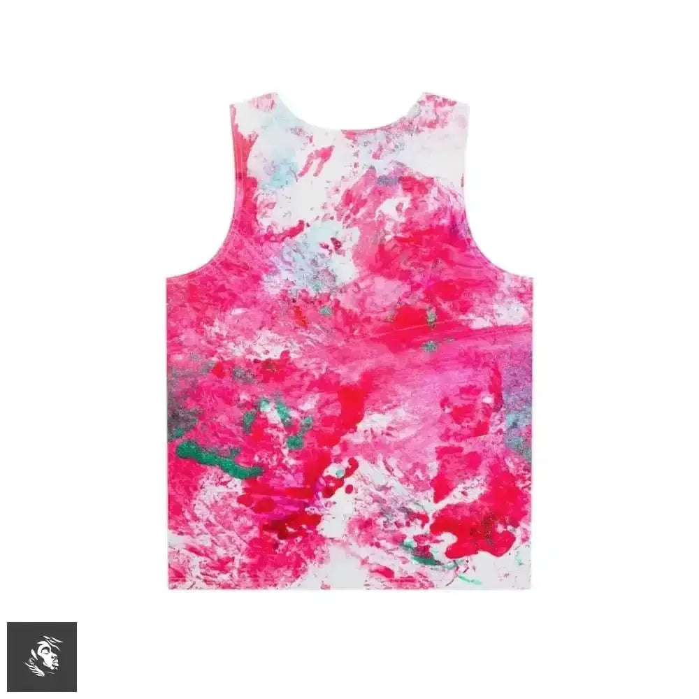 Trendy Men's Paint Splatter Tank Top for Summer Vibes - Free Spirit Chic