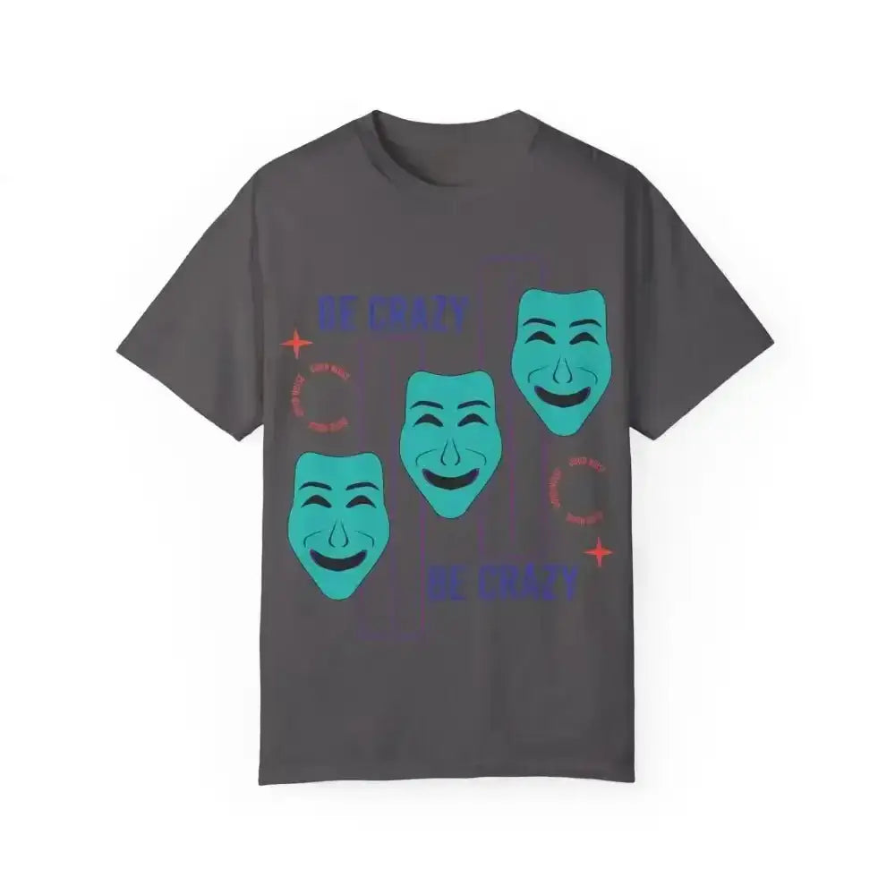 Unleash Your Drama with This Crazy Graphic Tee Mask Design - Free Spirit Chic