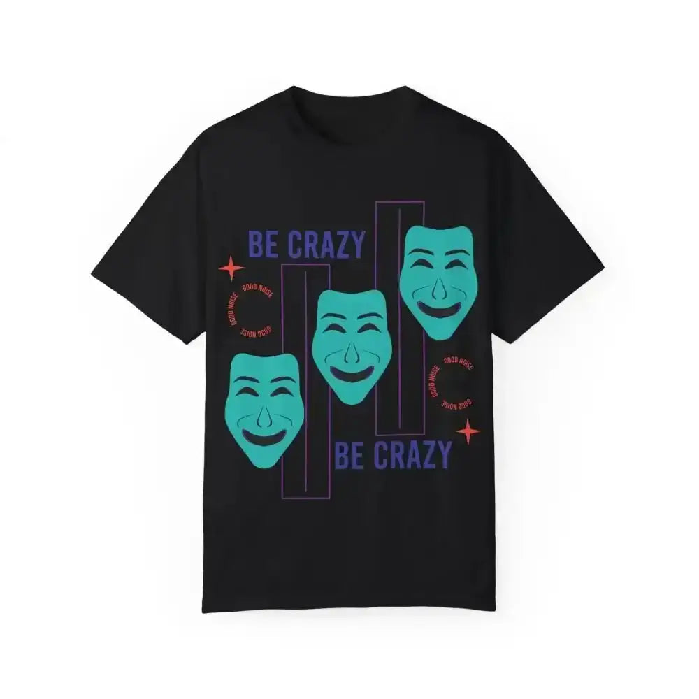 Unleash Your Drama with This Crazy Graphic Tee Mask Design - Free Spirit Chic