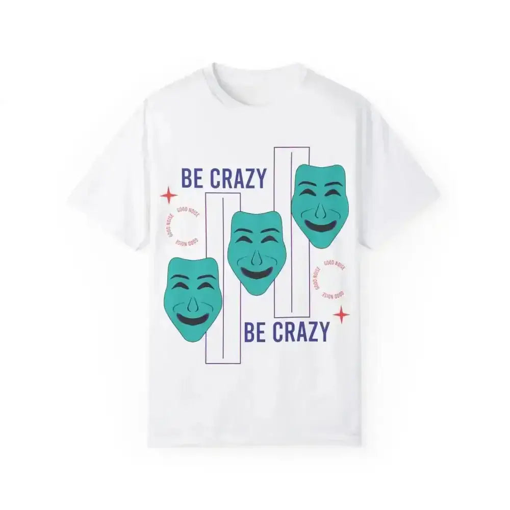 Unleash Your Drama with This Crazy Graphic Tee Mask Design - Free Spirit Chic