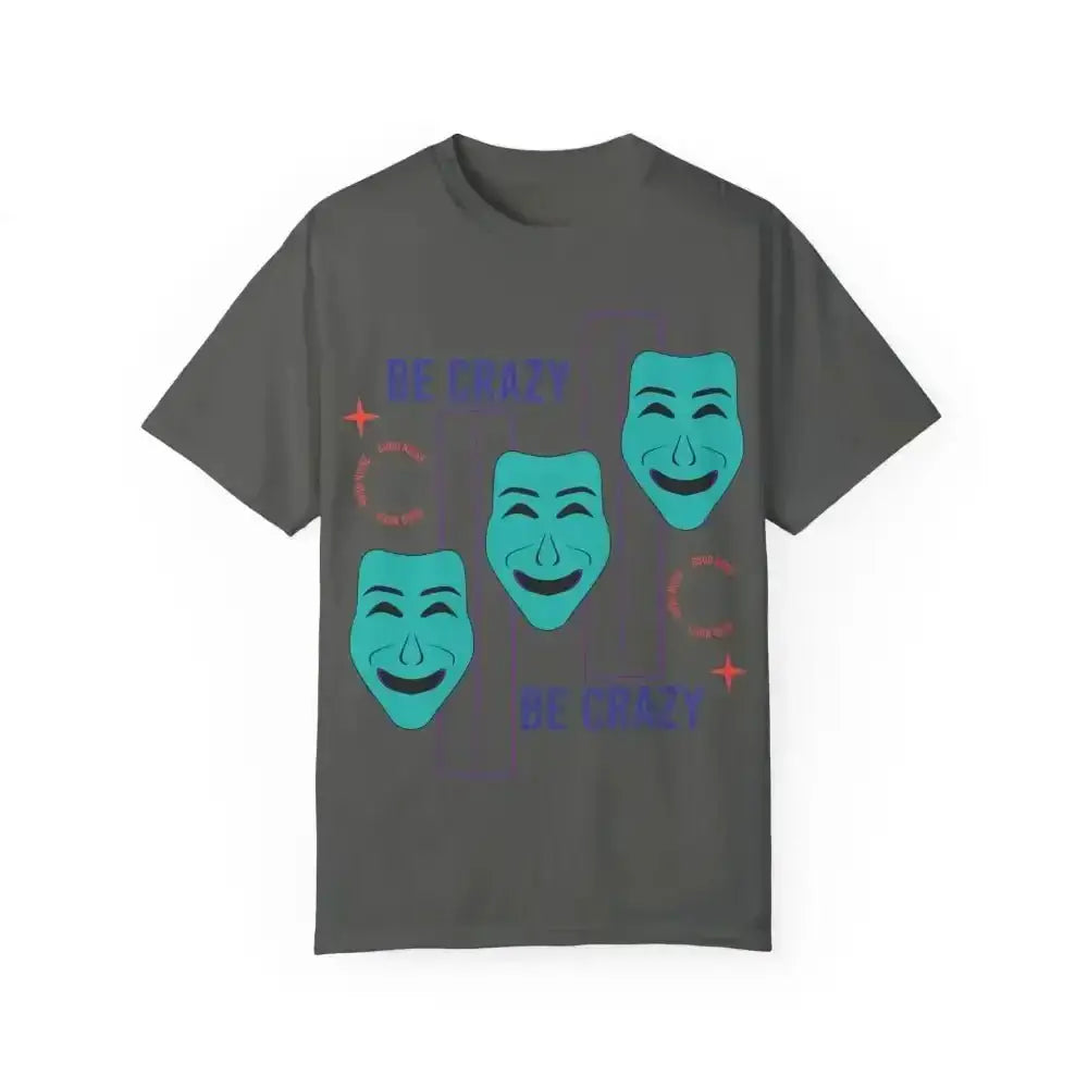 Unleash Your Drama with This Crazy Graphic Tee Mask Design - Free Spirit Chic