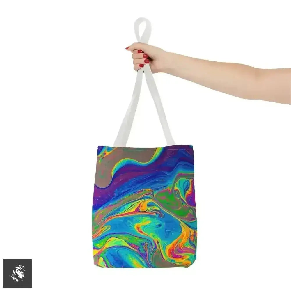 Unleash Your Free Spirit with this Iridescent Rainbow Tote - Free Spirit Chic