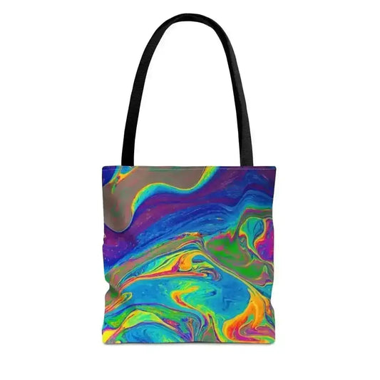Unleash Your Free Spirit with this Iridescent Rainbow Tote - Free Spirit Chic