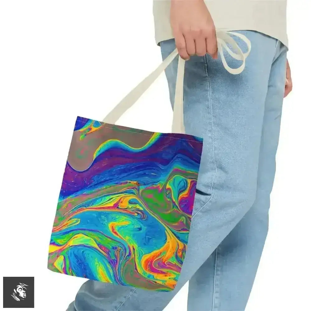 Unleash Your Free Spirit with this Iridescent Rainbow Tote - Free Spirit Chic