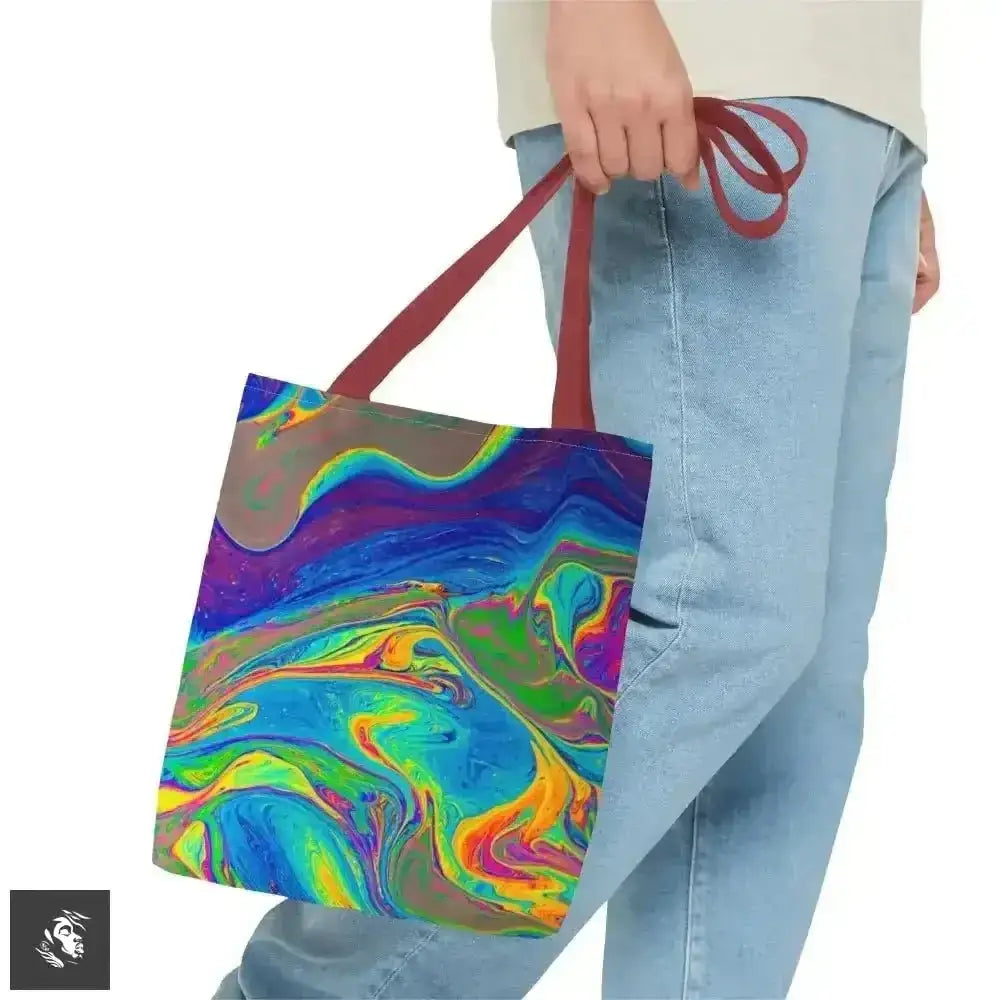 Unleash Your Free Spirit with this Iridescent Rainbow Tote - Free Spirit Chic