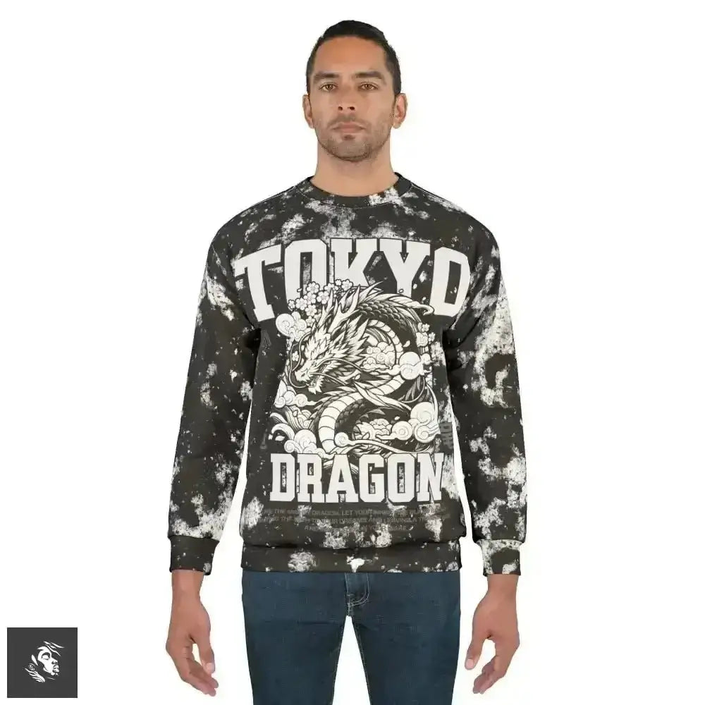 Unleash Your Inner Dragon with Tokyo Streetwear Sweatshirt - Free Spirit Chic