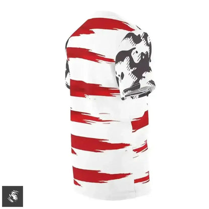 Unleash Your Patriotic Spirit with Our Brush Stroke Flag Tee - Free Spirit Chic