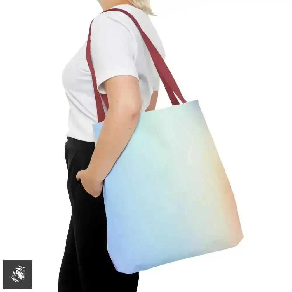 Vibrant Gradient Tote Bag for Free Spirit Chic Adventures - Free Spirit Chic