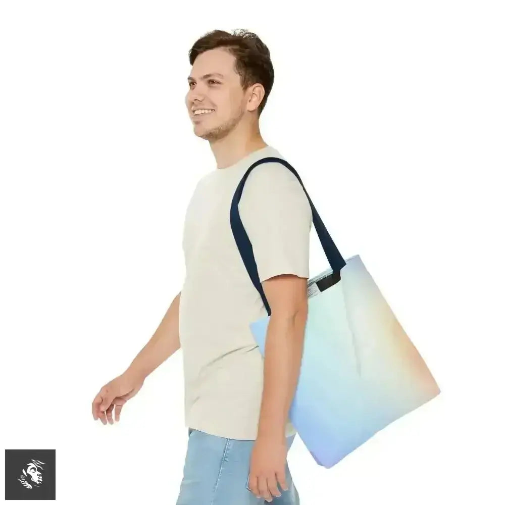 Vibrant Gradient Tote Bag for Free Spirit Chic Adventures - Free Spirit Chic