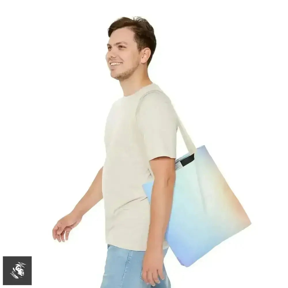 Vibrant Gradient Tote Bag for Free Spirit Chic Adventures - Free Spirit Chic