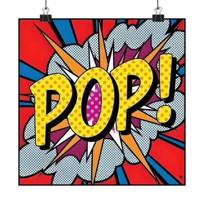 Vibrant POP Art Matte Vertical Poster for Minimalistic Wall Decor - Free Spirit Chic