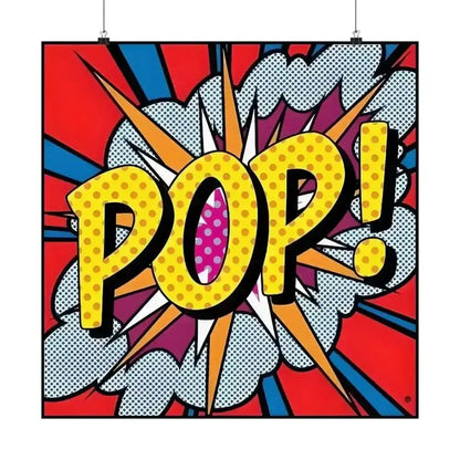 Vibrant POP Art Matte Vertical Poster for Minimalistic Wall Decor - Free Spirit Chic