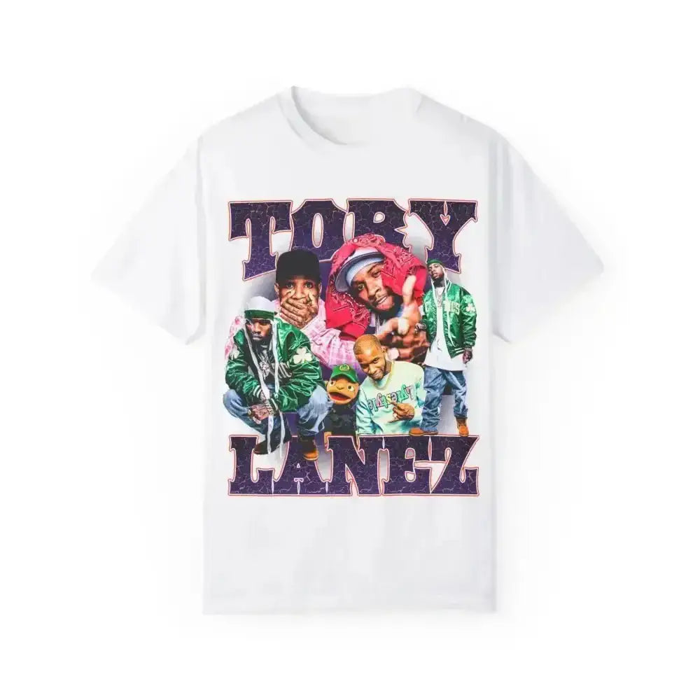 Vibrant Tory Lanez Cartoon Tee with Alt Preview Image - Free Spirit Chic