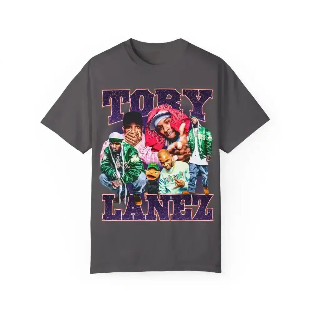Vibrant Tory Lanez Cartoon Tee with Alt Preview Image - Free Spirit Chic