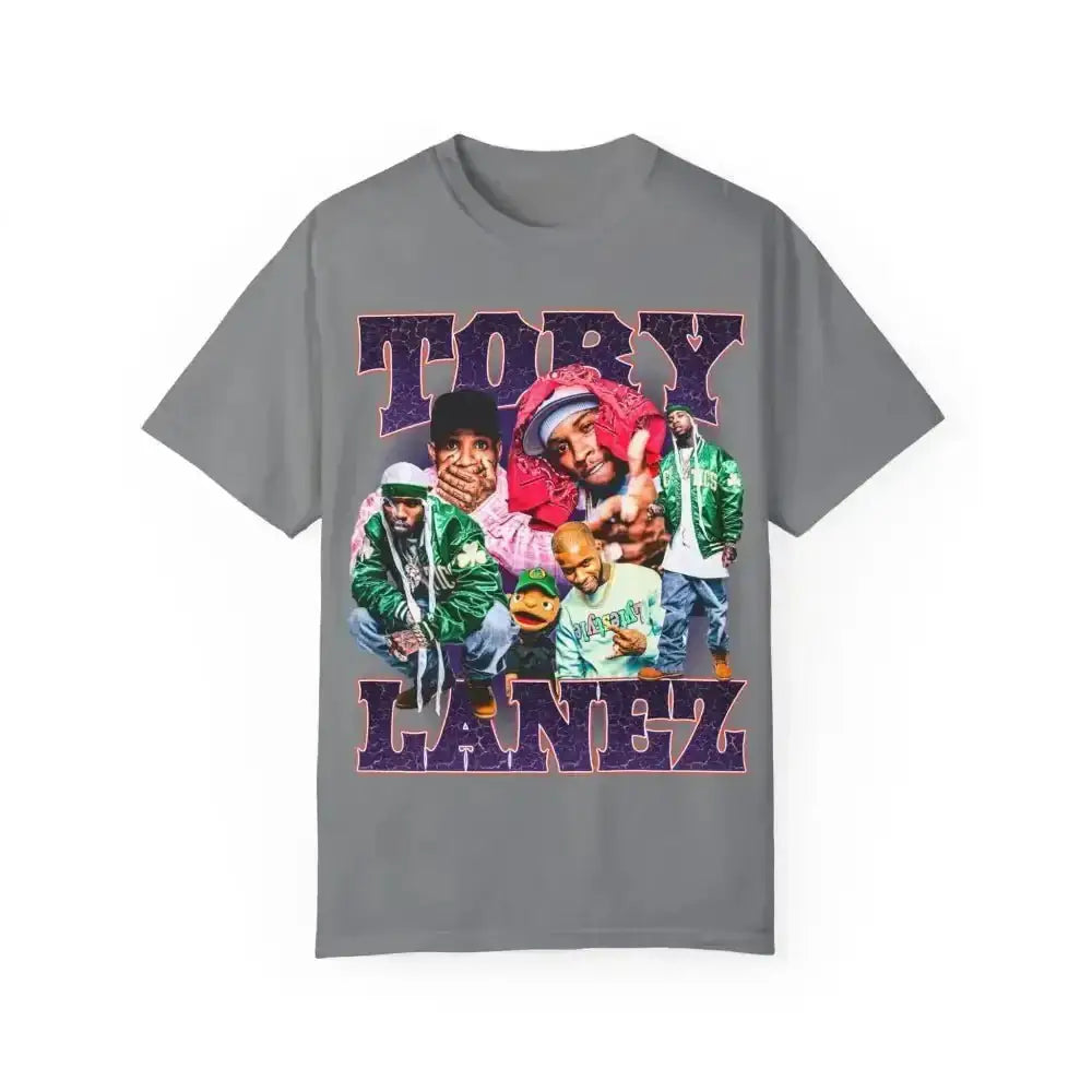 Vibrant Tory Lanez Cartoon Tee with Alt Preview Image - Free Spirit Chic