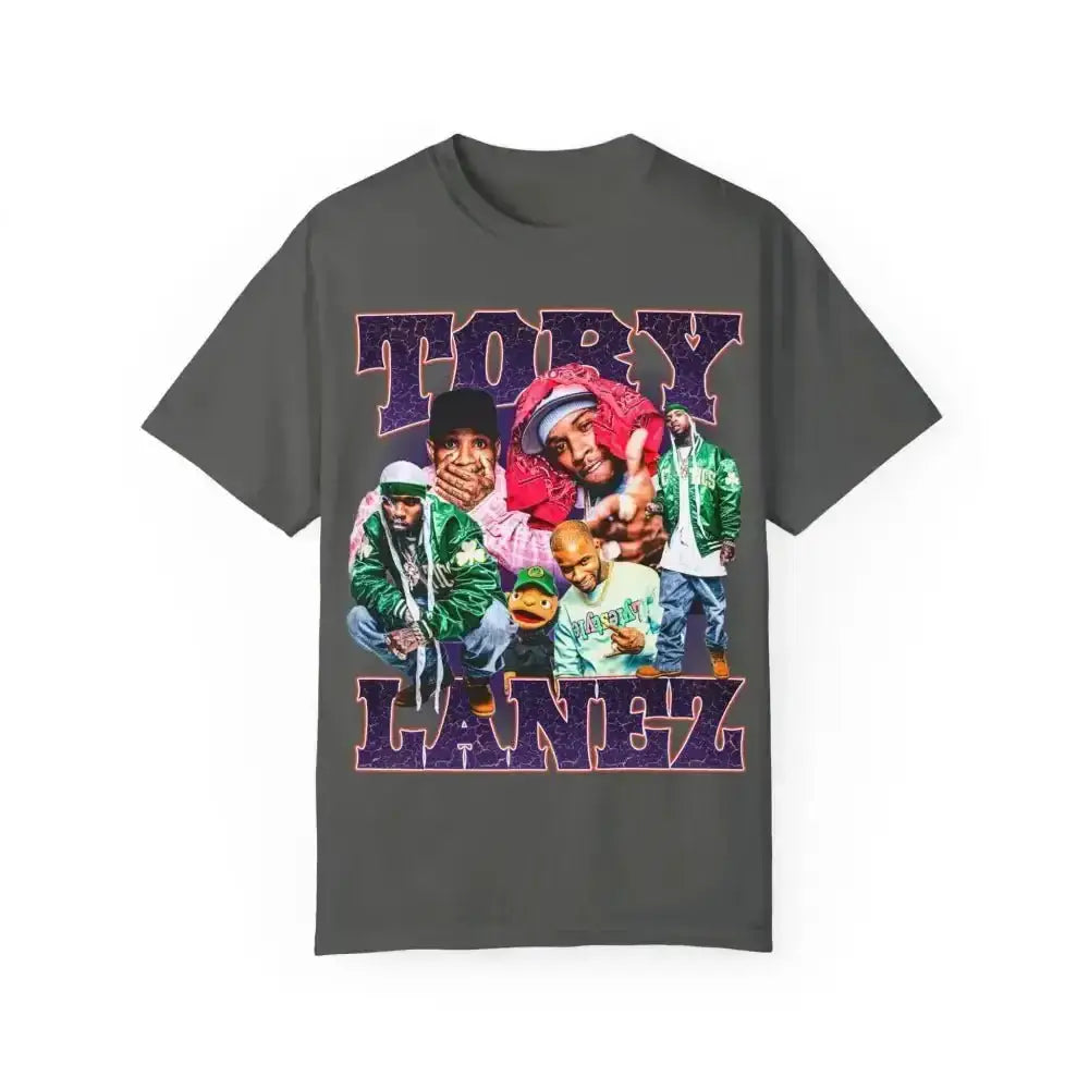Vibrant Tory Lanez Cartoon Tee with Alt Preview Image - Free Spirit Chic