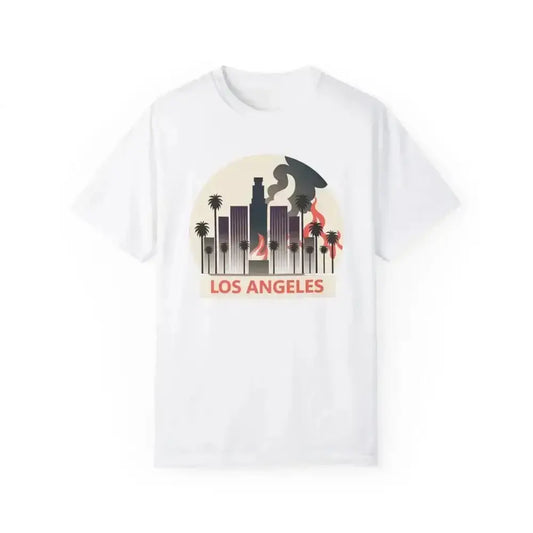 Vintage LA Skyline Tees California Dreamin' Urban Streetwear - Free Spirit Chic