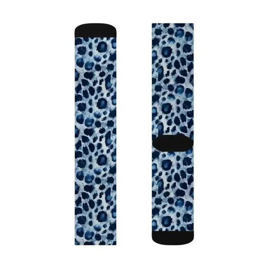 Wild Cheetah Design Crew Socks for Fierce Feet - Free Spirit Chic