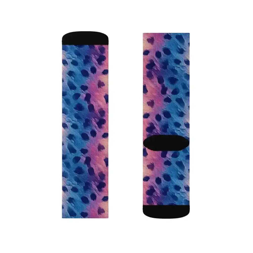 Wild Cheetah Pattern Sublimation Socks for Stylish Feet - Free Spirit Chic
