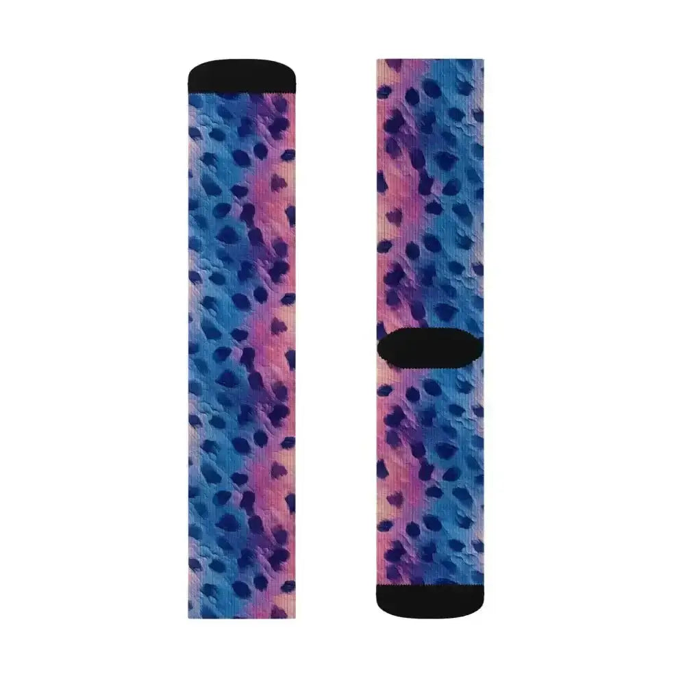 Wild Cheetah Pattern Sublimation Socks for Stylish Feet - Free Spirit Chic